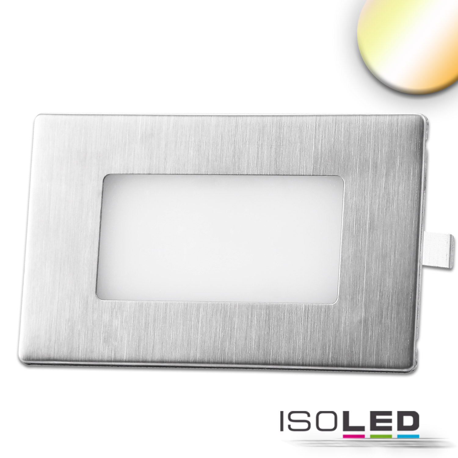 ISOLED LED Wandeinbauleuchte eckig, 2.5W Pic_1