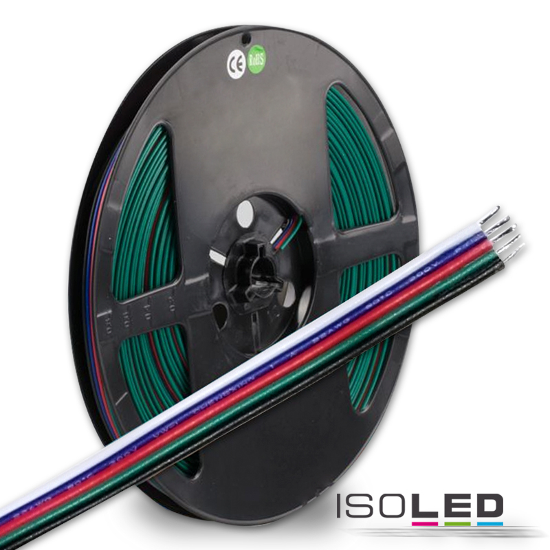 ISOLED Kabel RGB+W 10m Rolle 5-polig Pic_1
