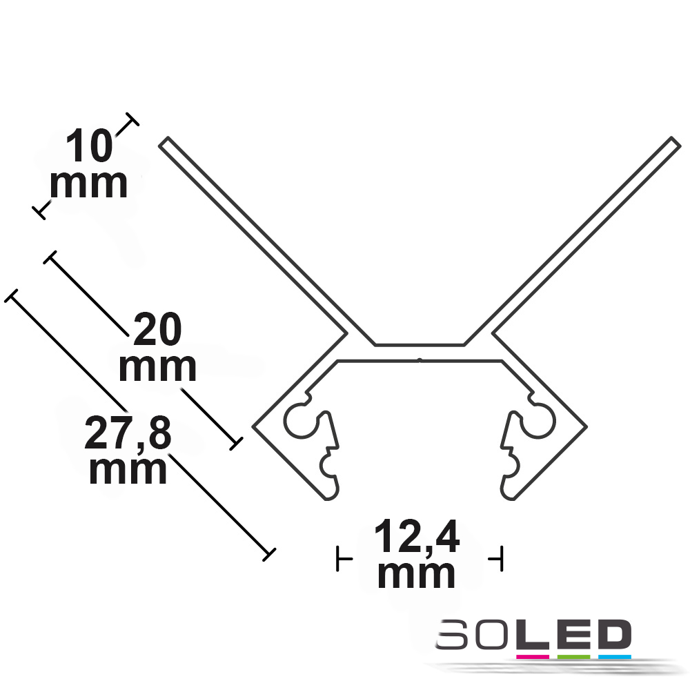 ISOLED LED Fliesenprofil Ausseneck Pic_2