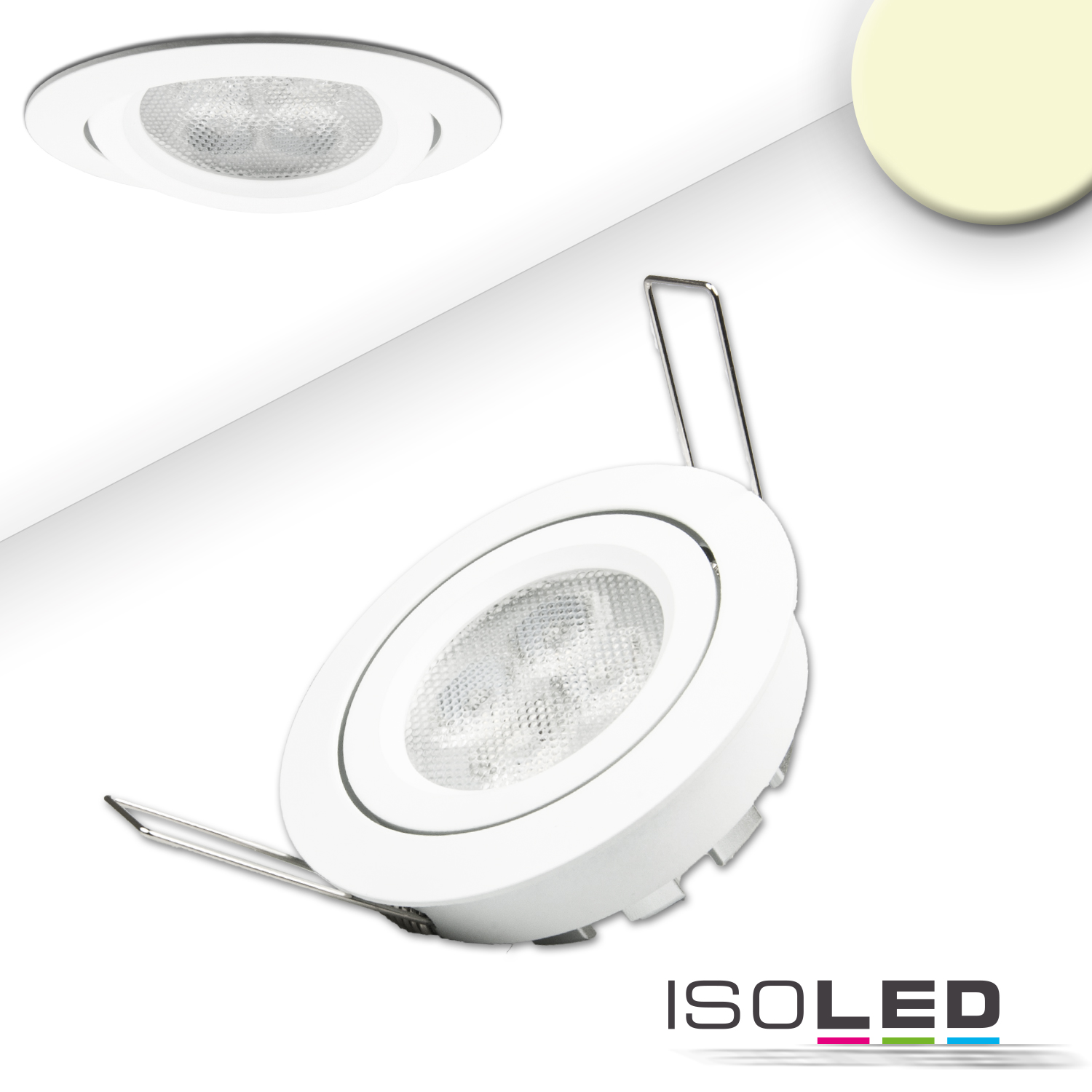 ISOLED LED Einbaustrahler, weiß, 8W Pic_1