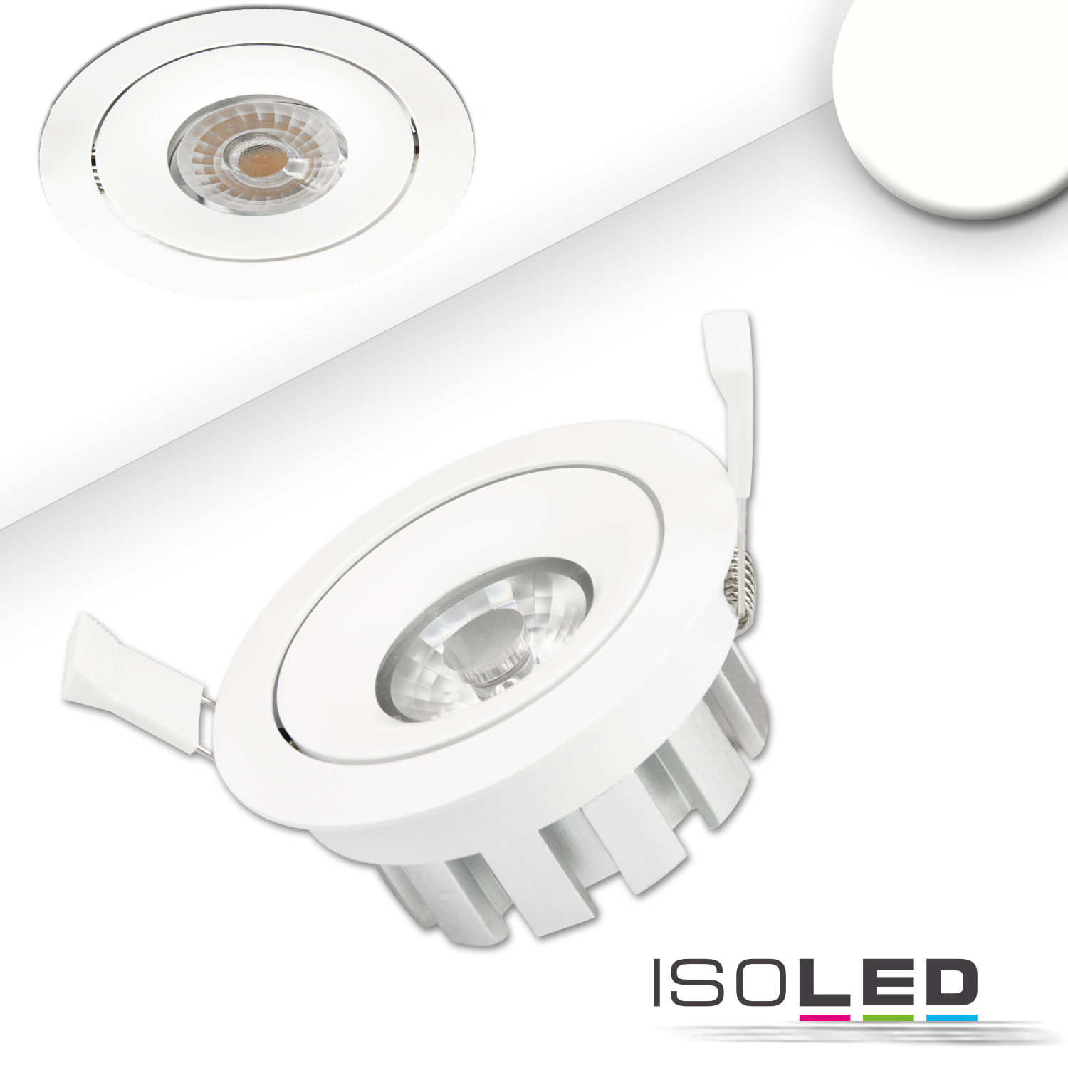 ISOLED LED Einbaustrahler, weiß, 15W Pic_2