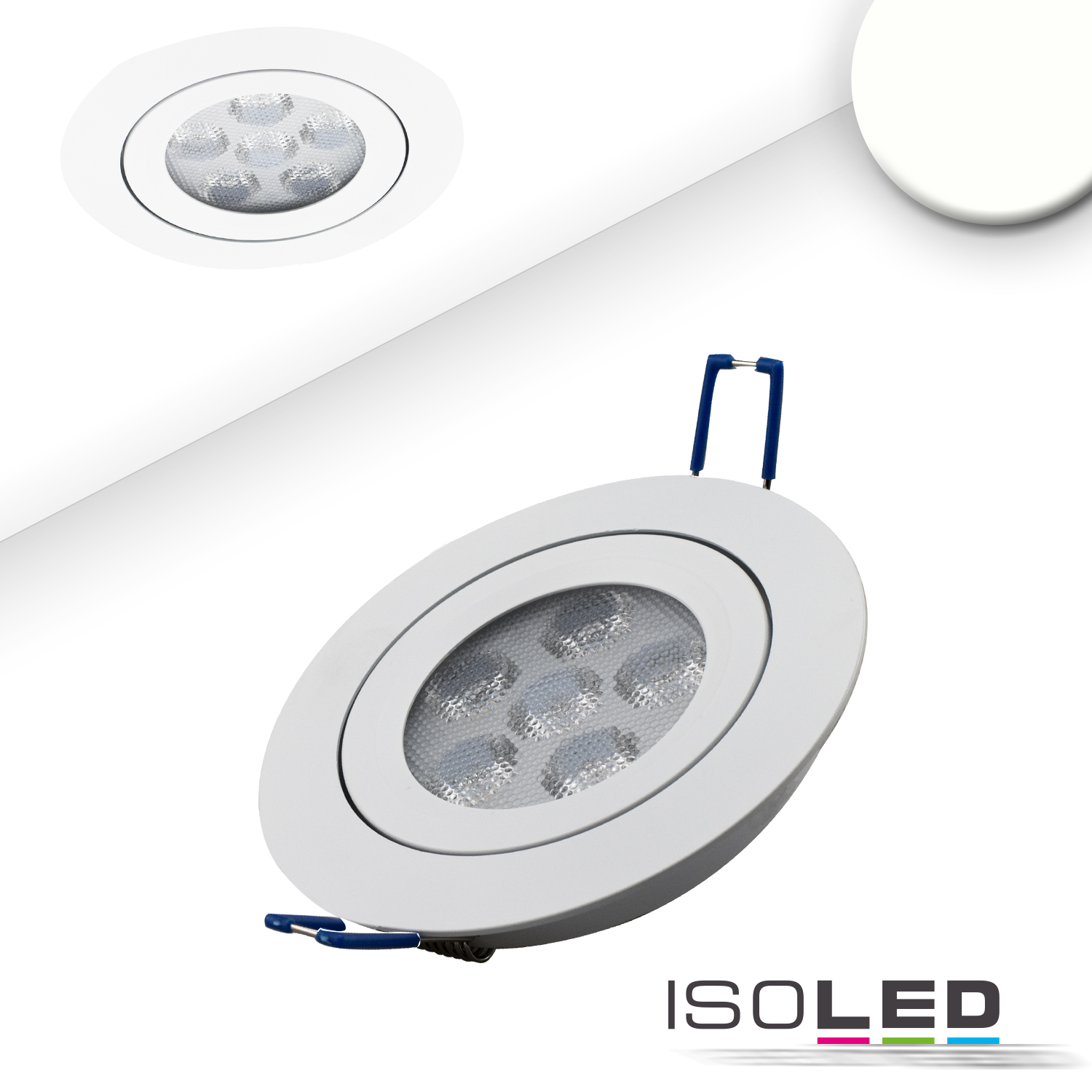 ISOLED LED Einbaustrahler, weiß, 15W Pic_1