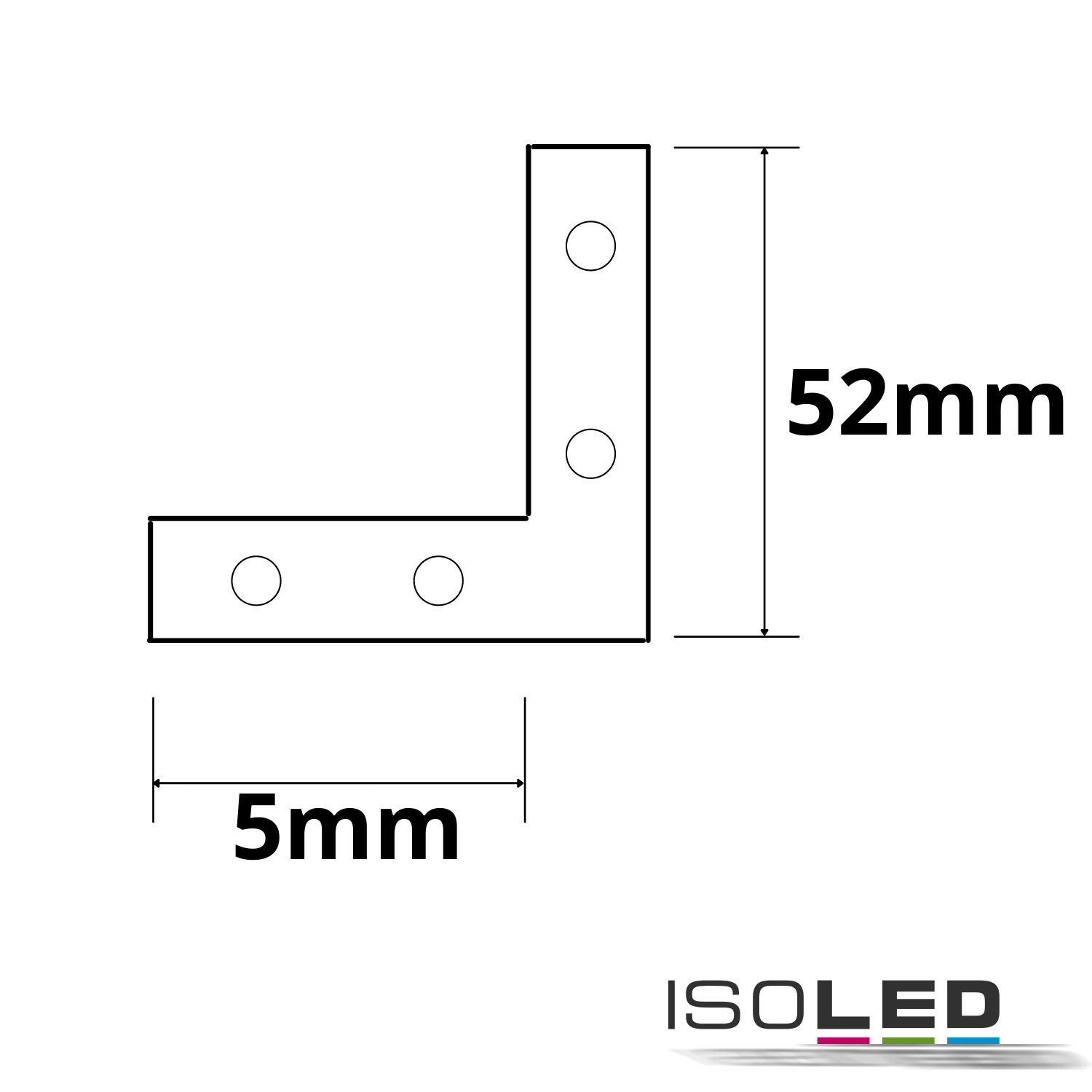 ISOLED Eckverbinder für Profil DIVE24//SURF24 Pic_1