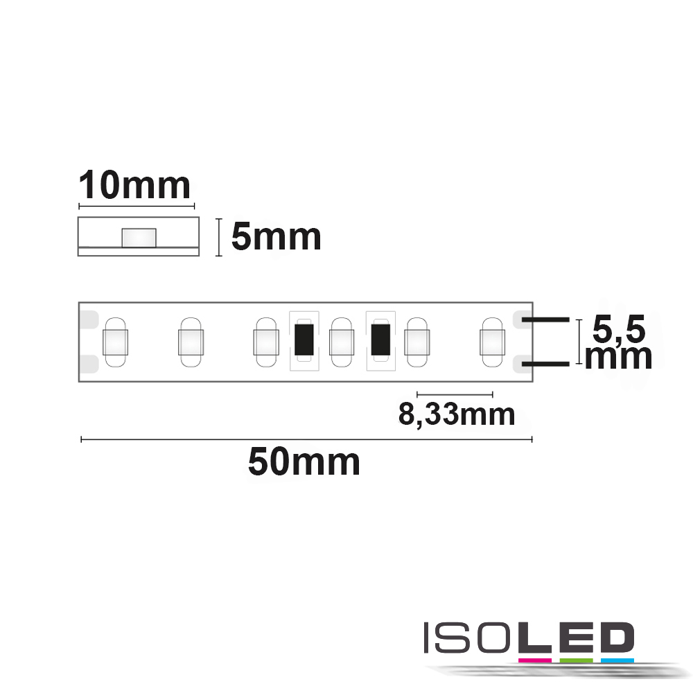 ISOLED LED AQUA827-Flexband, 24V, 10W, IP68 Pic_3