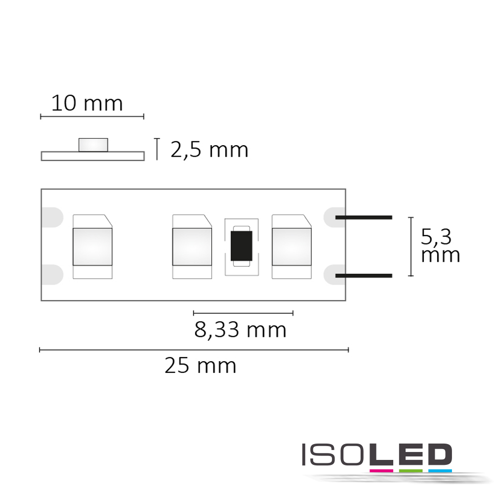 ISOLED LED SIL825-Flexband, 12V, 9,6W, IP20 Pic_3