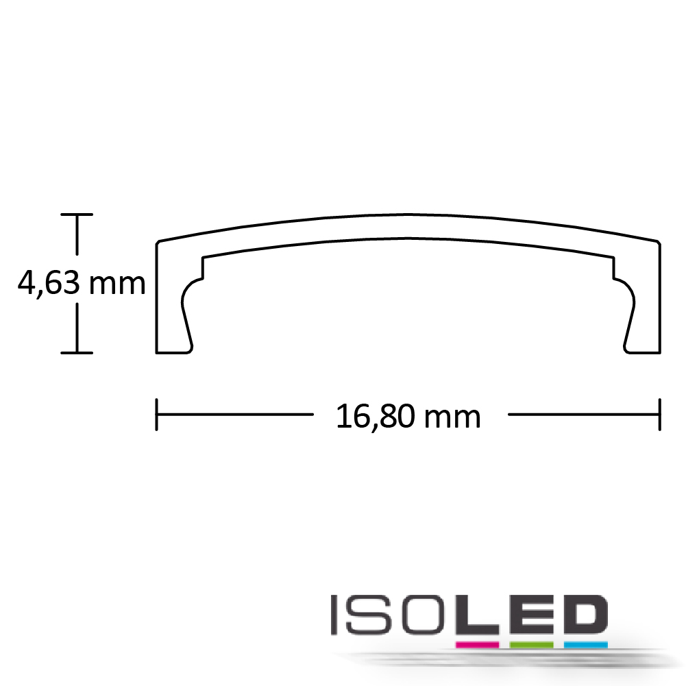ISOLED Abdeckung COVER3 opal/satiniert Pic_1