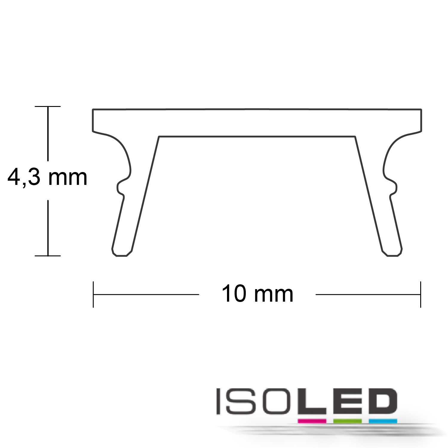 ISOLED Abdeckung COVER23 opal/satiniert Pic_2