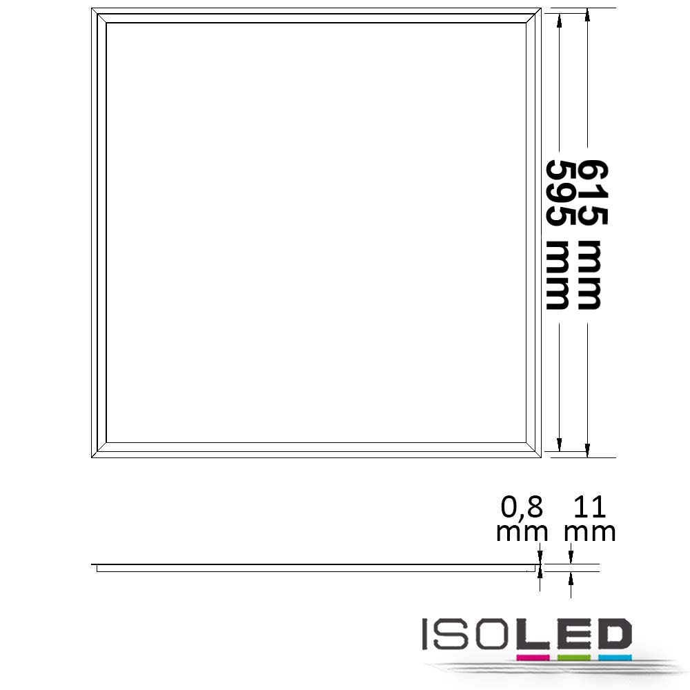 ISOLED LED Deco Panel Frame 600 Pic_2