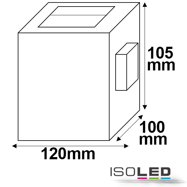 ISOLED LED Wandleuchte Flex Up&Down 2x5W Pic_3