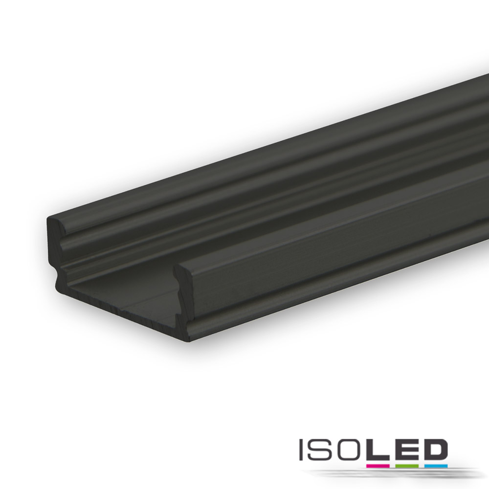 ISOLED LED Aufbauprofil SURF12 FLAT Aluminium Pic_1