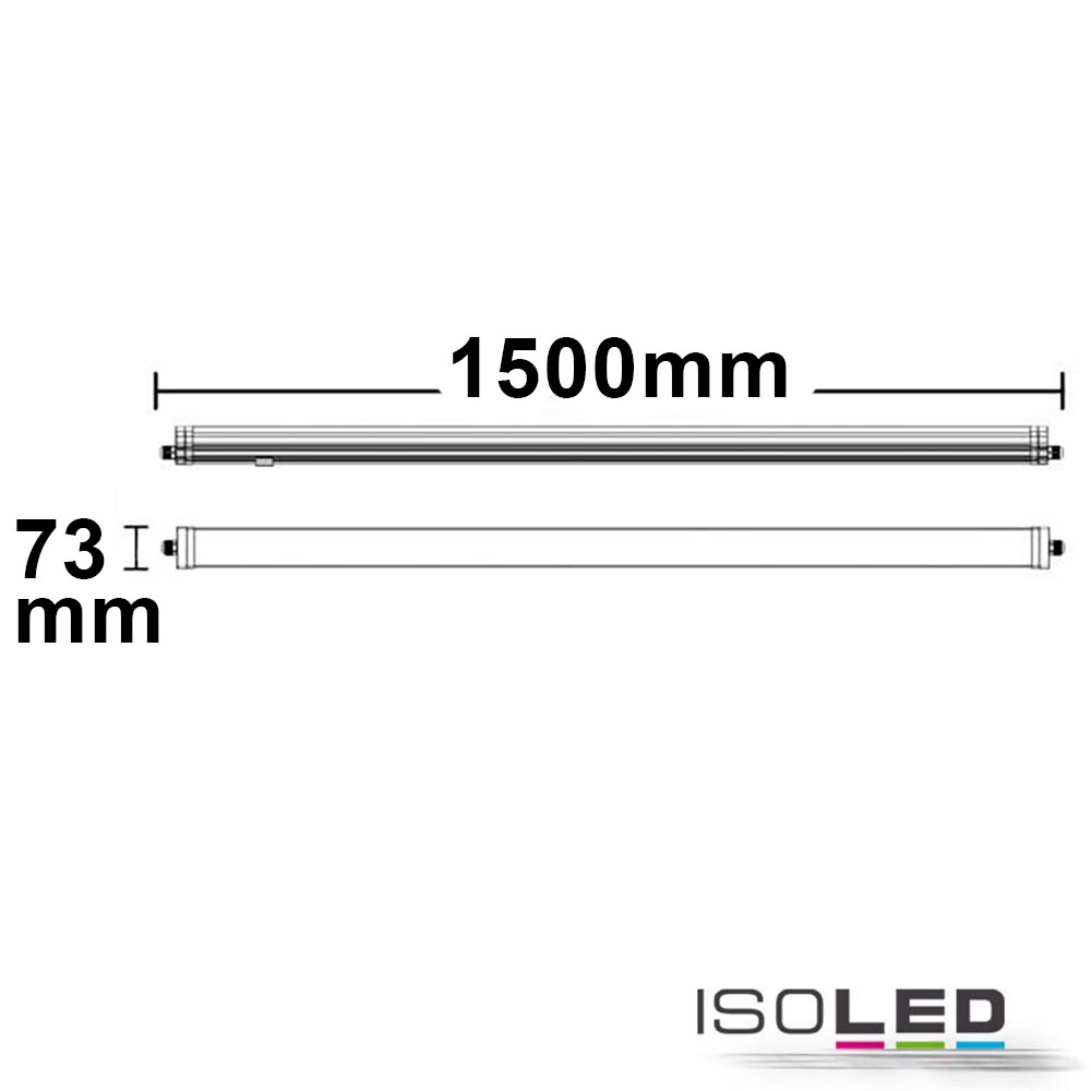 ISOLED LED Linearleuchte Professional 150cm 60W Pic_3