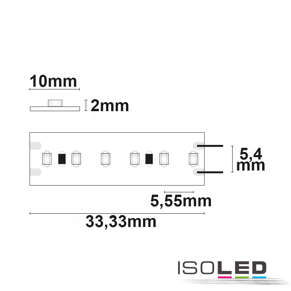 ISOLED LED CRI927 Linear10-Flexband, 24V, 6W Pic_2