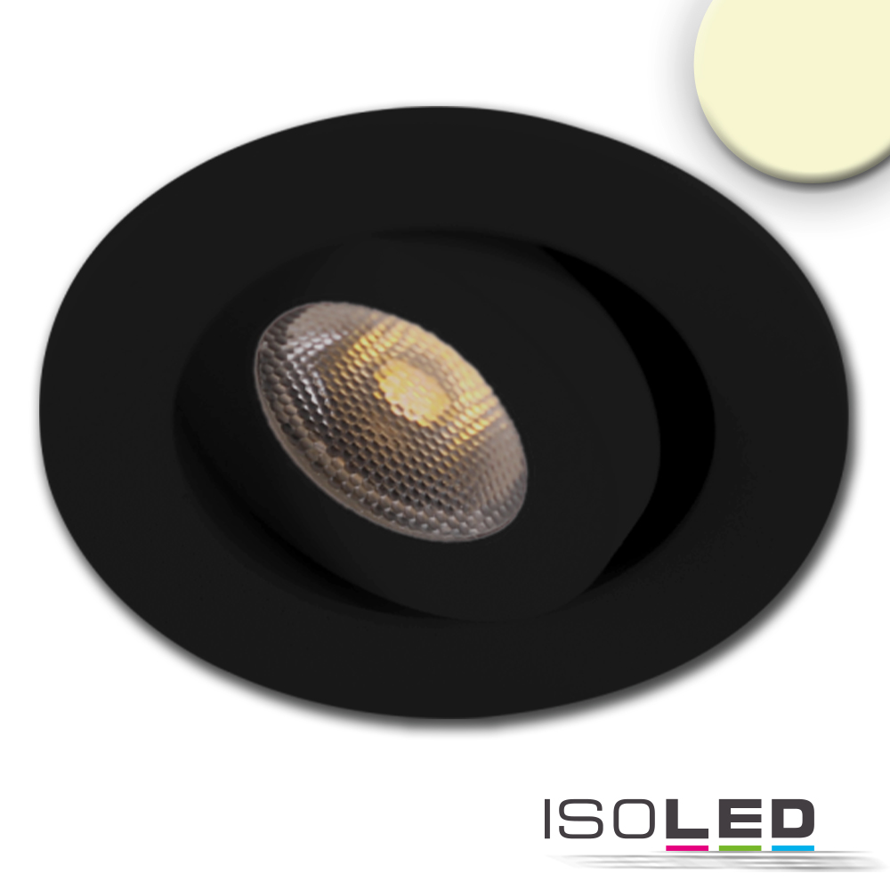 ISOLED LED Einbauleuchte MiniAMP schwarz Pic_1