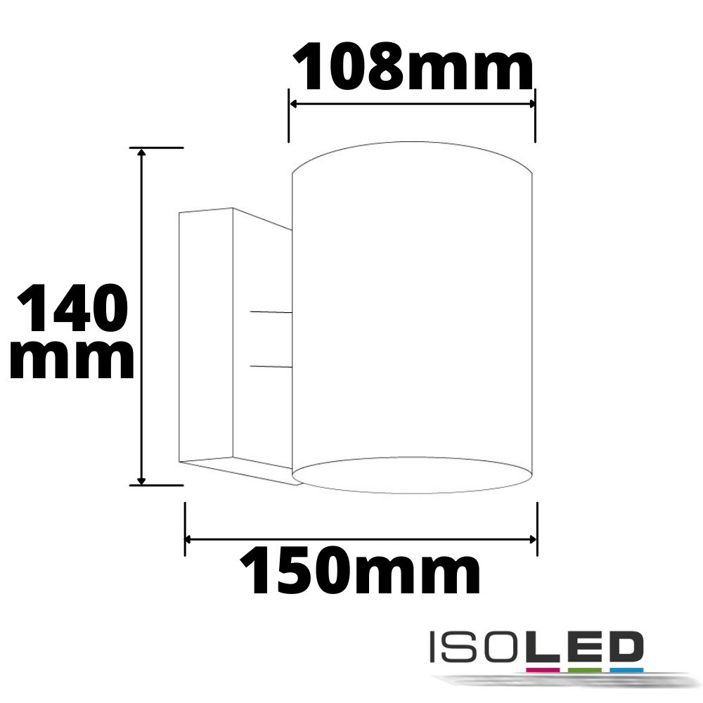 ISOLED Wandleuchte Up&Down 2xGX53 Pic_2