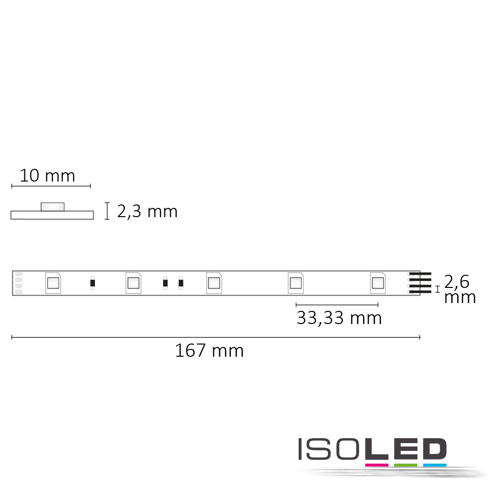 ISOLED LED SIL-RGB-Flexband, 24V, 7,2W, IP20 Pic_2