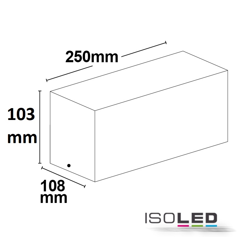 ISOLED Wandleuchte BOX-II 1xE27, IP54 Pic_1