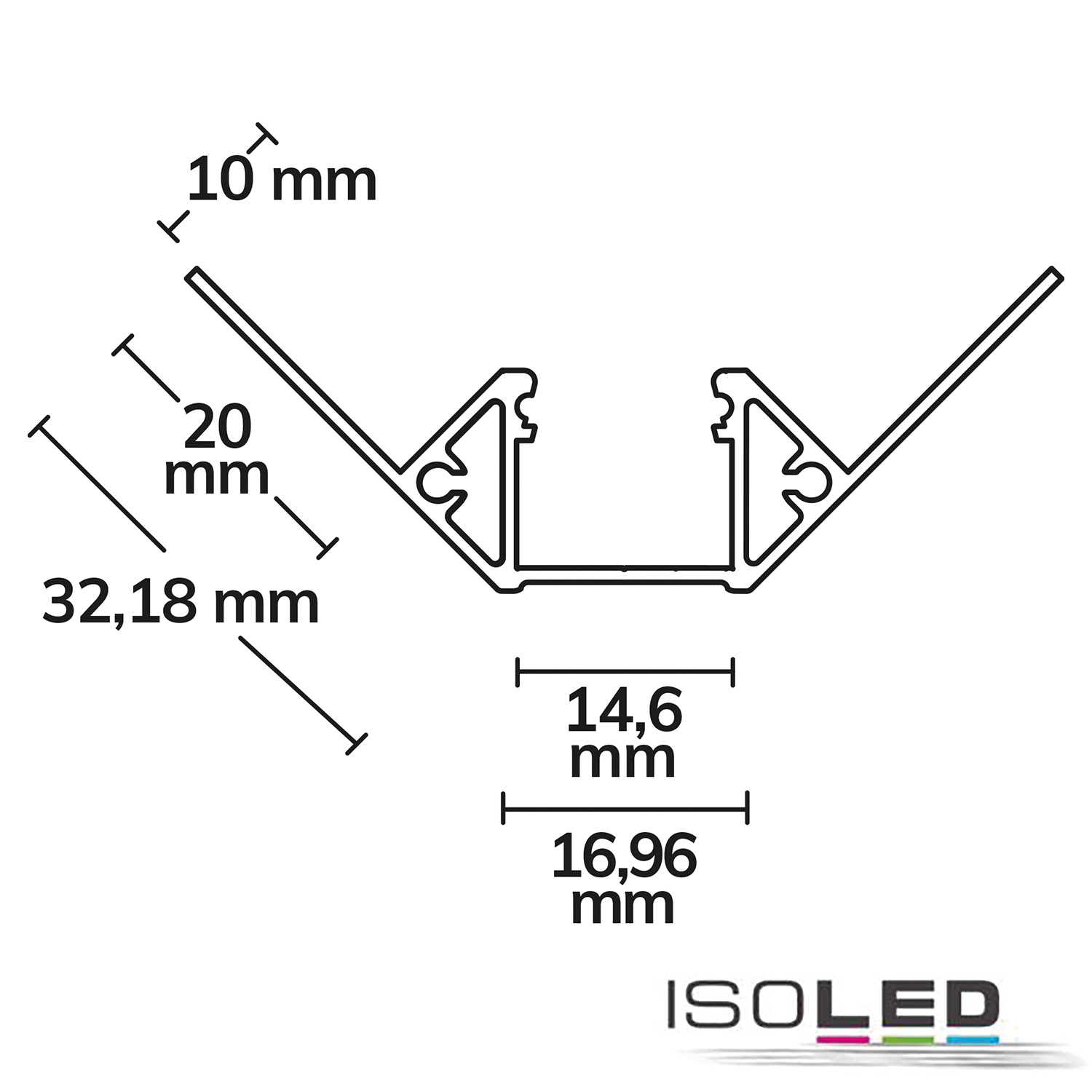 ISOLED LED Fliesenprofil Inneneck Pic_1