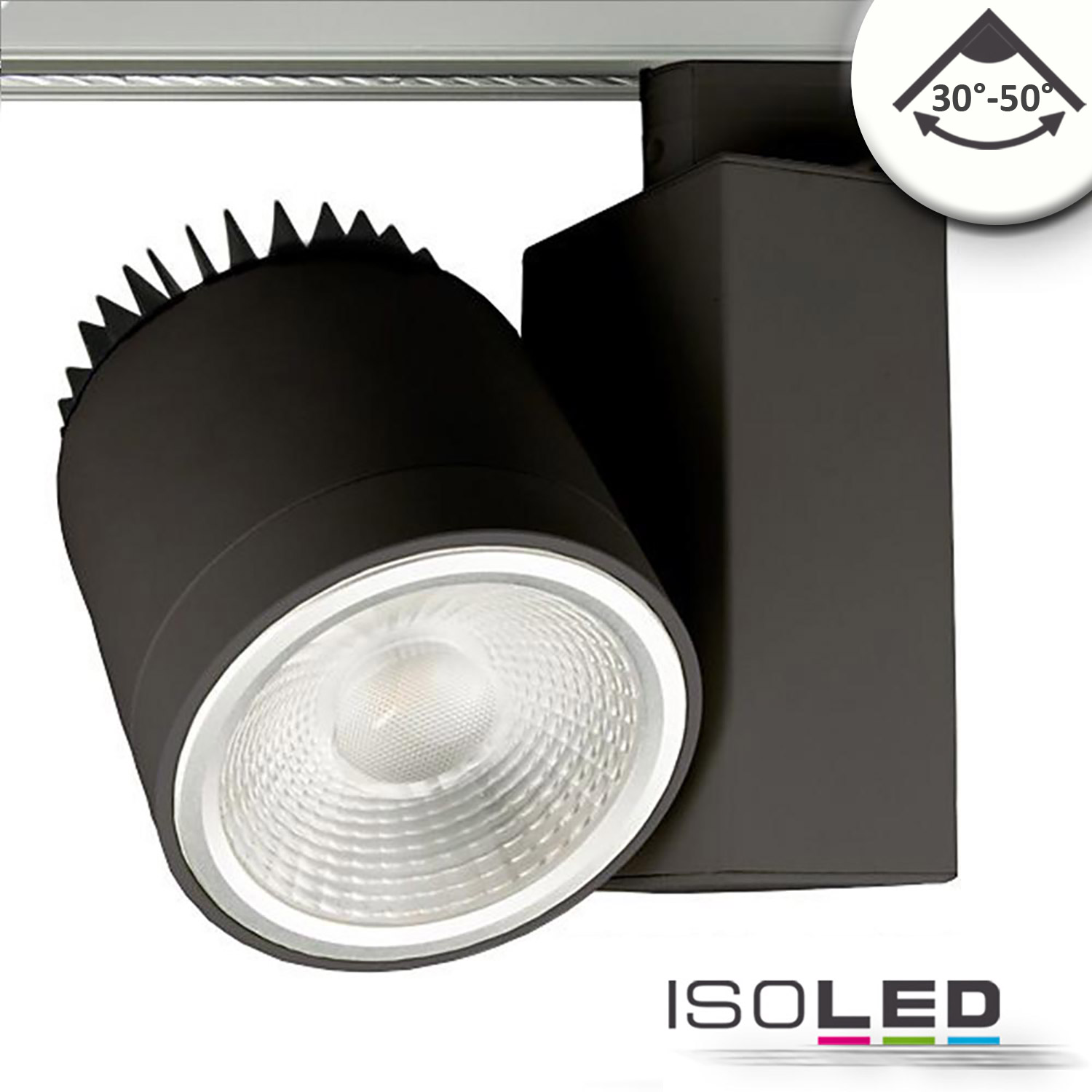 ISOLED 3-PH Schienen-Strahler fokussierbar, 30W Pic_1
