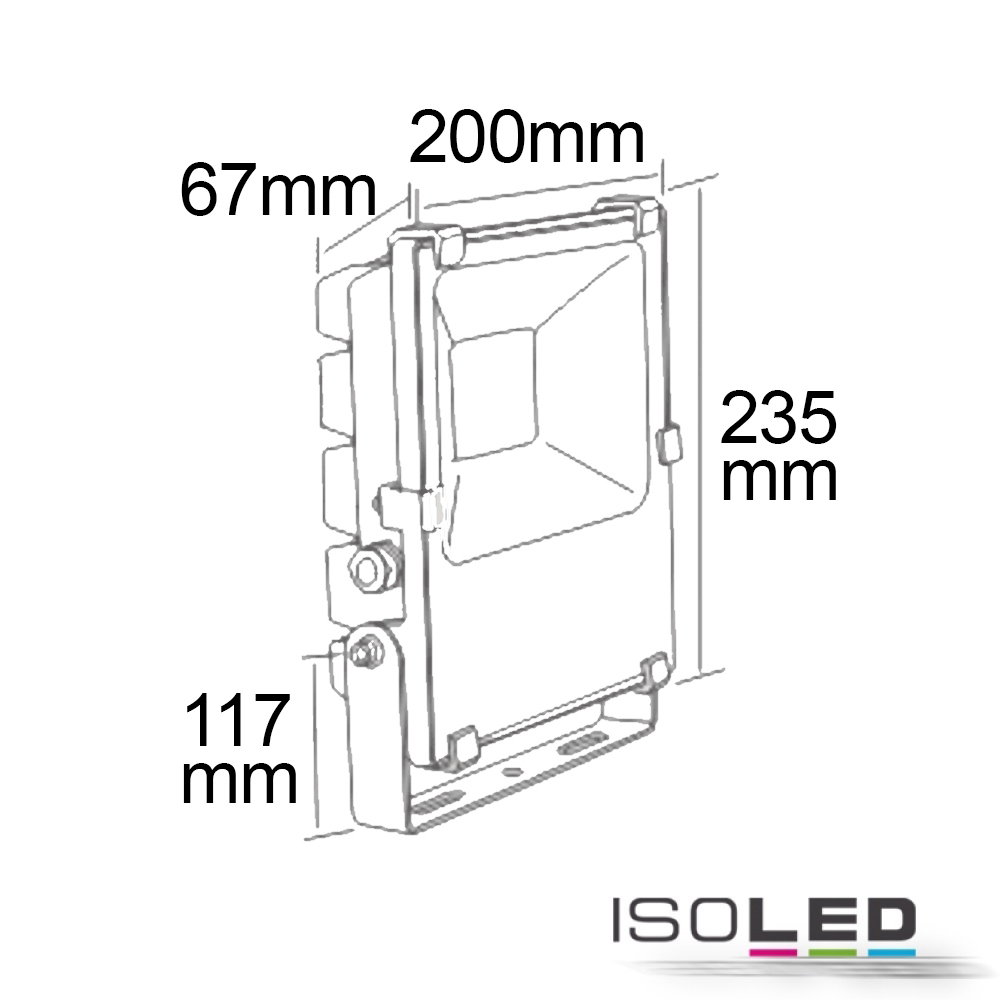 ISOLED LED Fluter Prismatic 50W, kaltweiß Pic_2