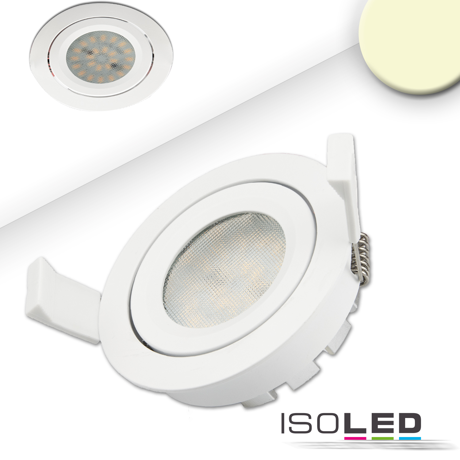 ISOLED LED Einbaustrahler, weiß, 8W Pic_1