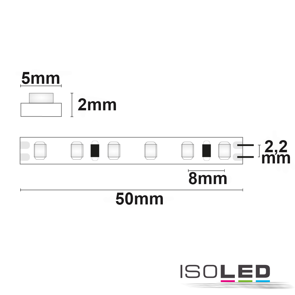 ISOLED LED CRI930 MICRO-Flexband, 24V, 9,6W Pic_2