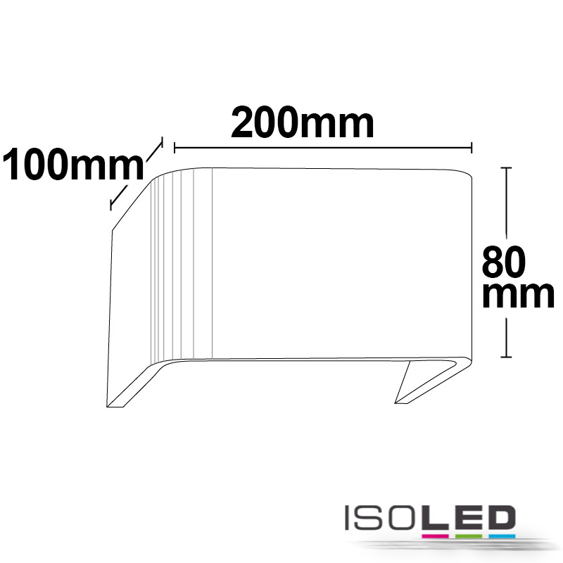 ISOLED LED Wandleuchte Up&Down 6W, IP40 Pic_2