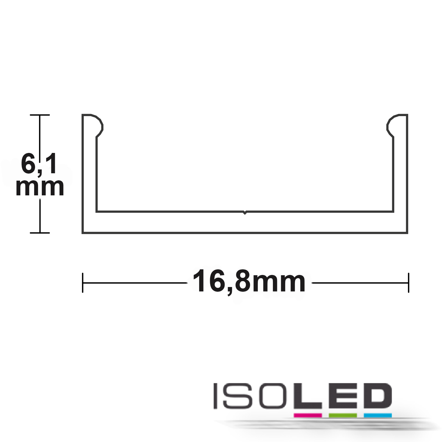 ISOLED Befestigungsleiste für Montageprofile Pic_1