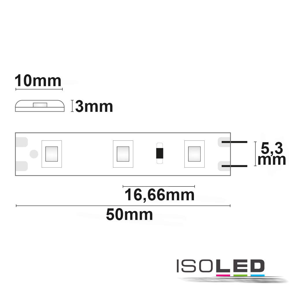 ISOLED LED SIL830-Flexband, 12V, 4,8W, IP66 Pic_3