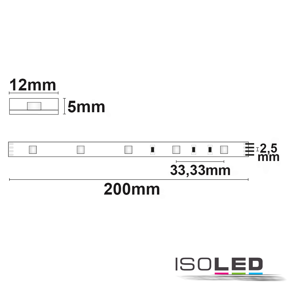 ISOLED LED AQUA-RGB-Flexband, 24V, 7,2W, IP68 Pic_1