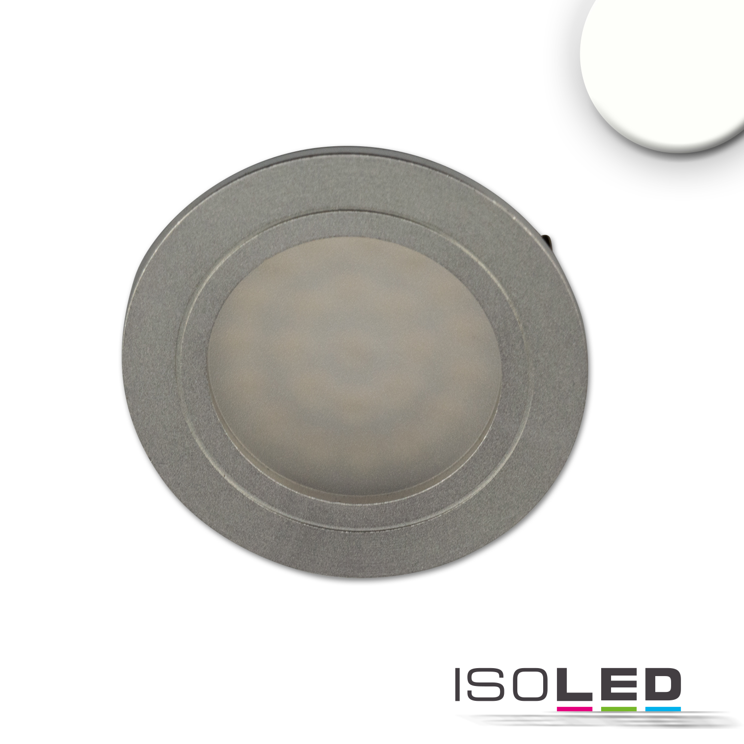 ISOLED LED Möbeleinbaustrahler MiniAMP silber Pic_1