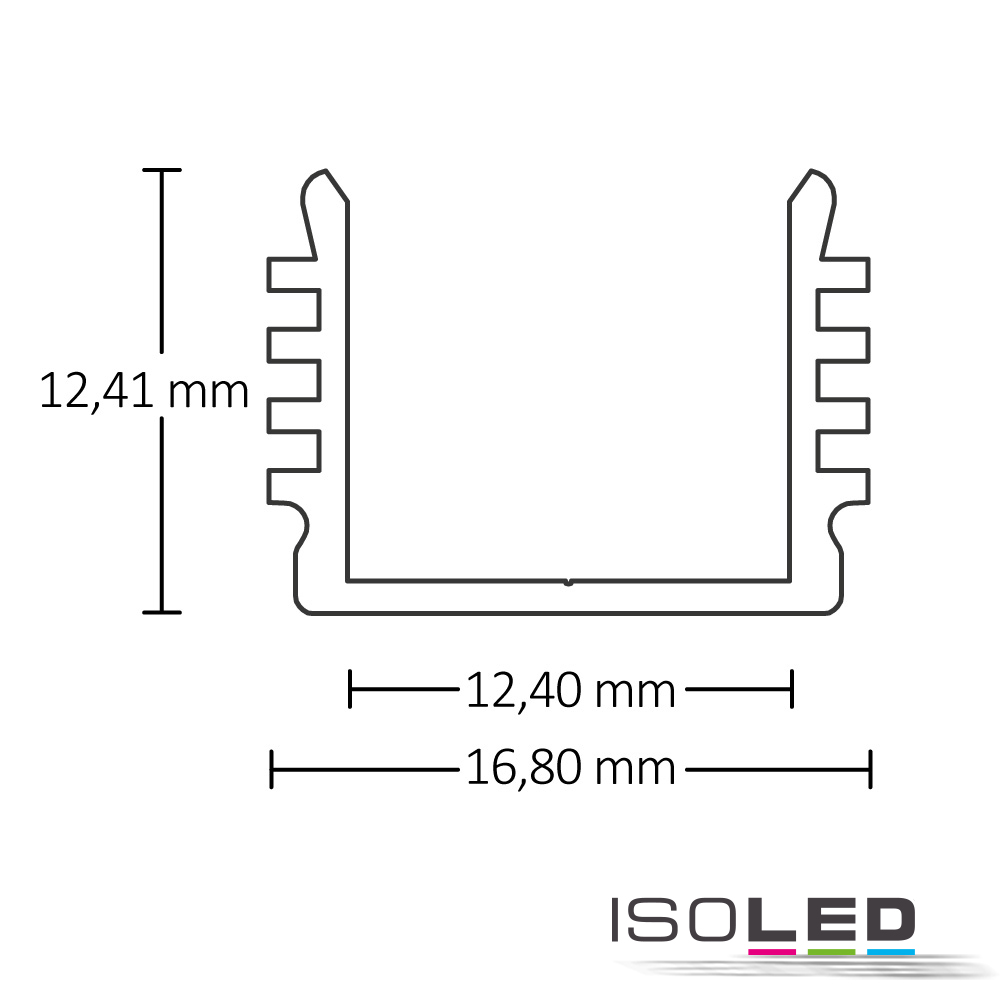 ISOLED LED Aufbauprofil SURF12 BORDERLESS Pic_2