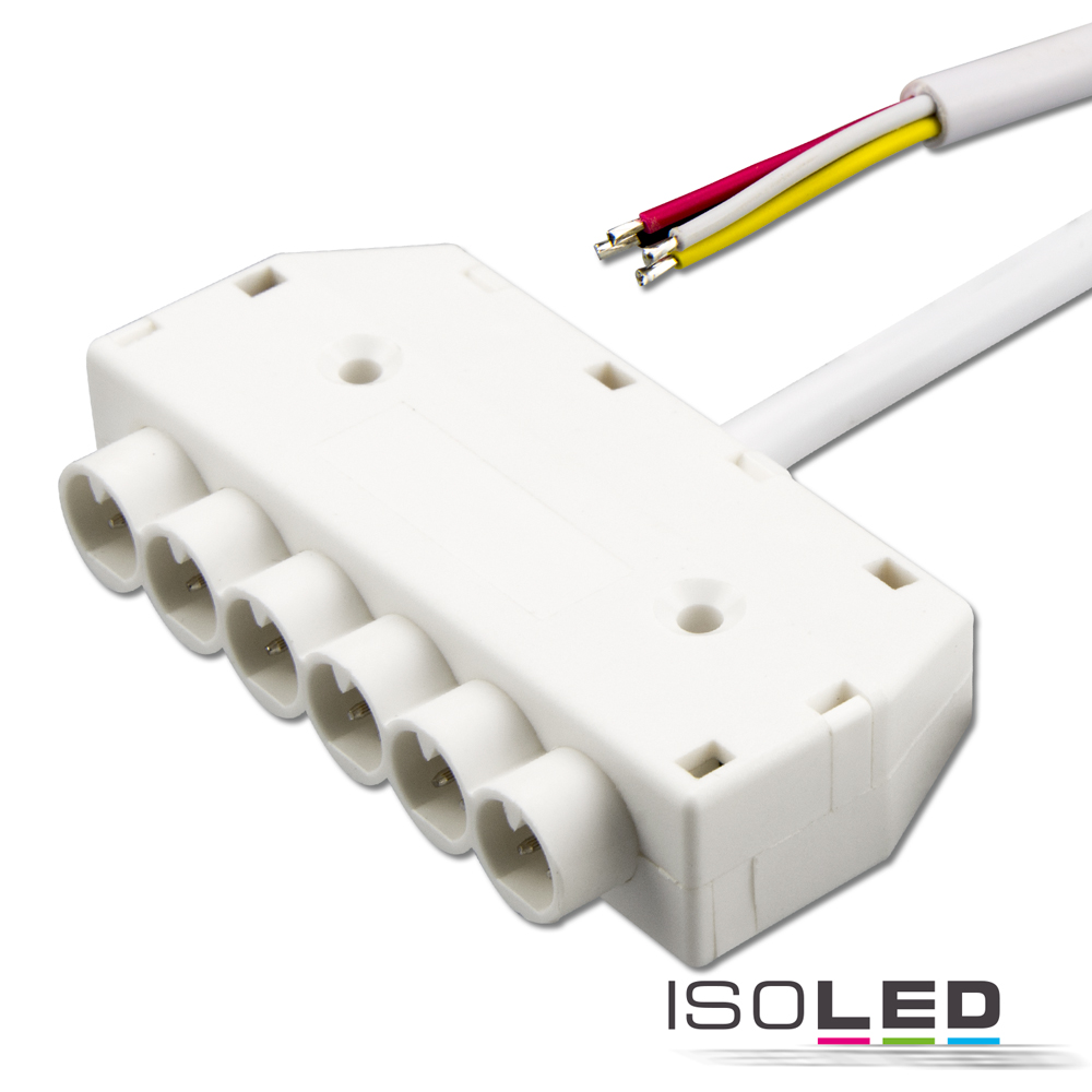 ISOLED Mini-Plug RGB 6-fach Verteiler female Pic_1