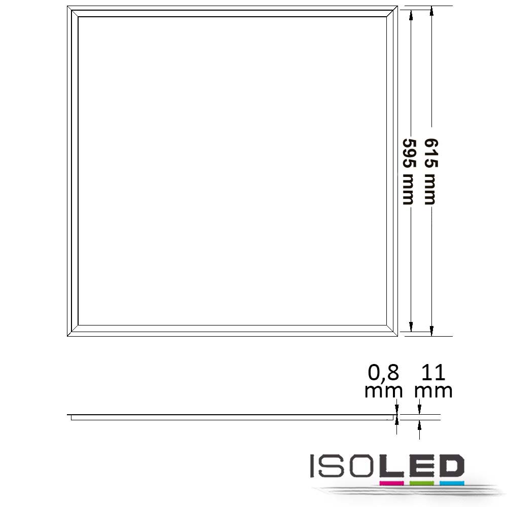ISOLED LED Deco Panel Frame 600 Pic_2