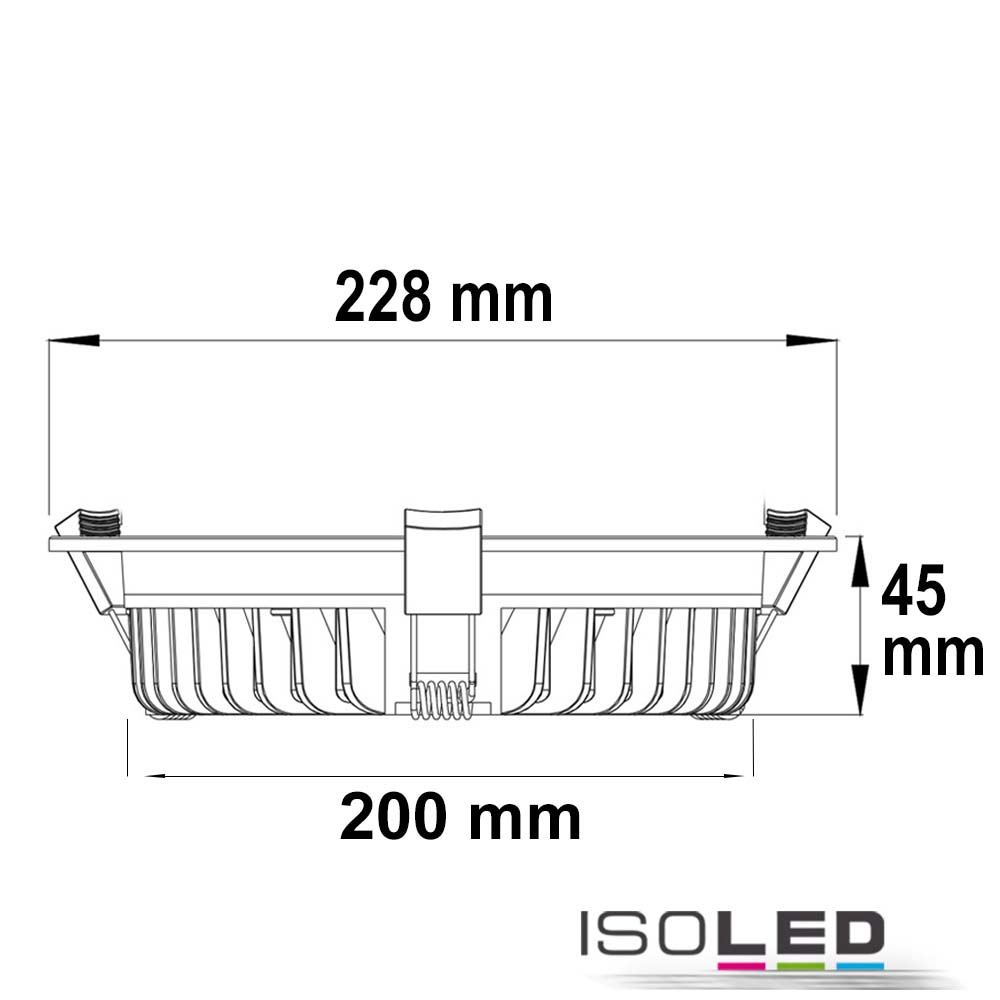 ISOLED LED Downlight UGR<19, 35W Pic_1