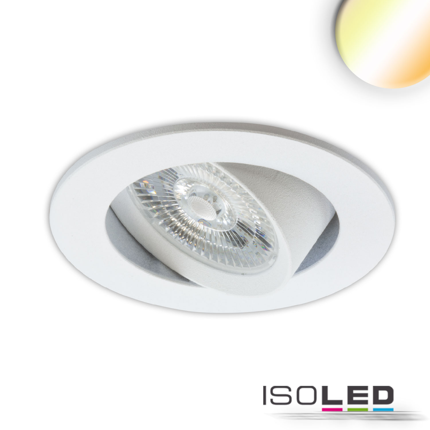ISOLED LED Einbauleuchte Sunset Slim68 weiss Pic_3