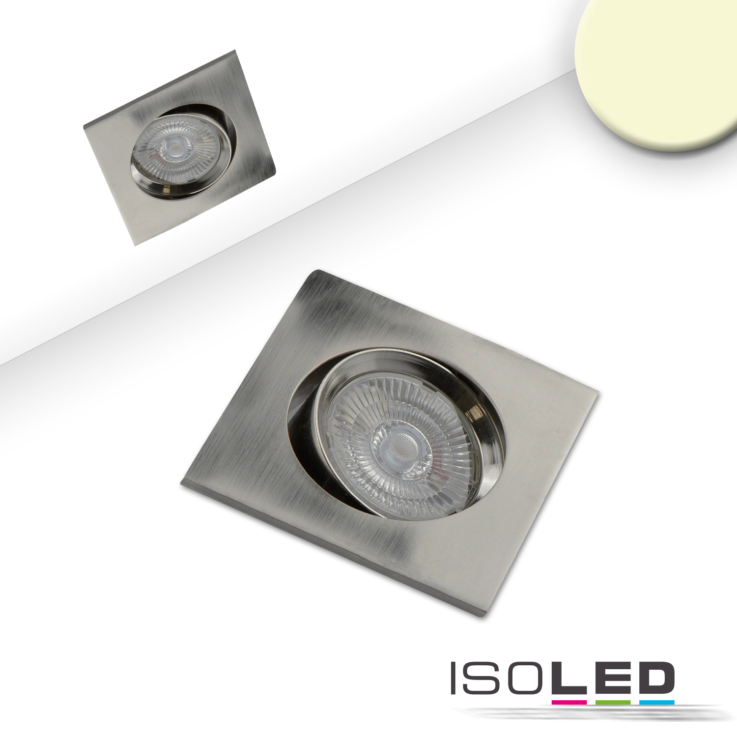 ISOLED LED Einbauleuchte Slim68 Alu gebürstet Pic_1