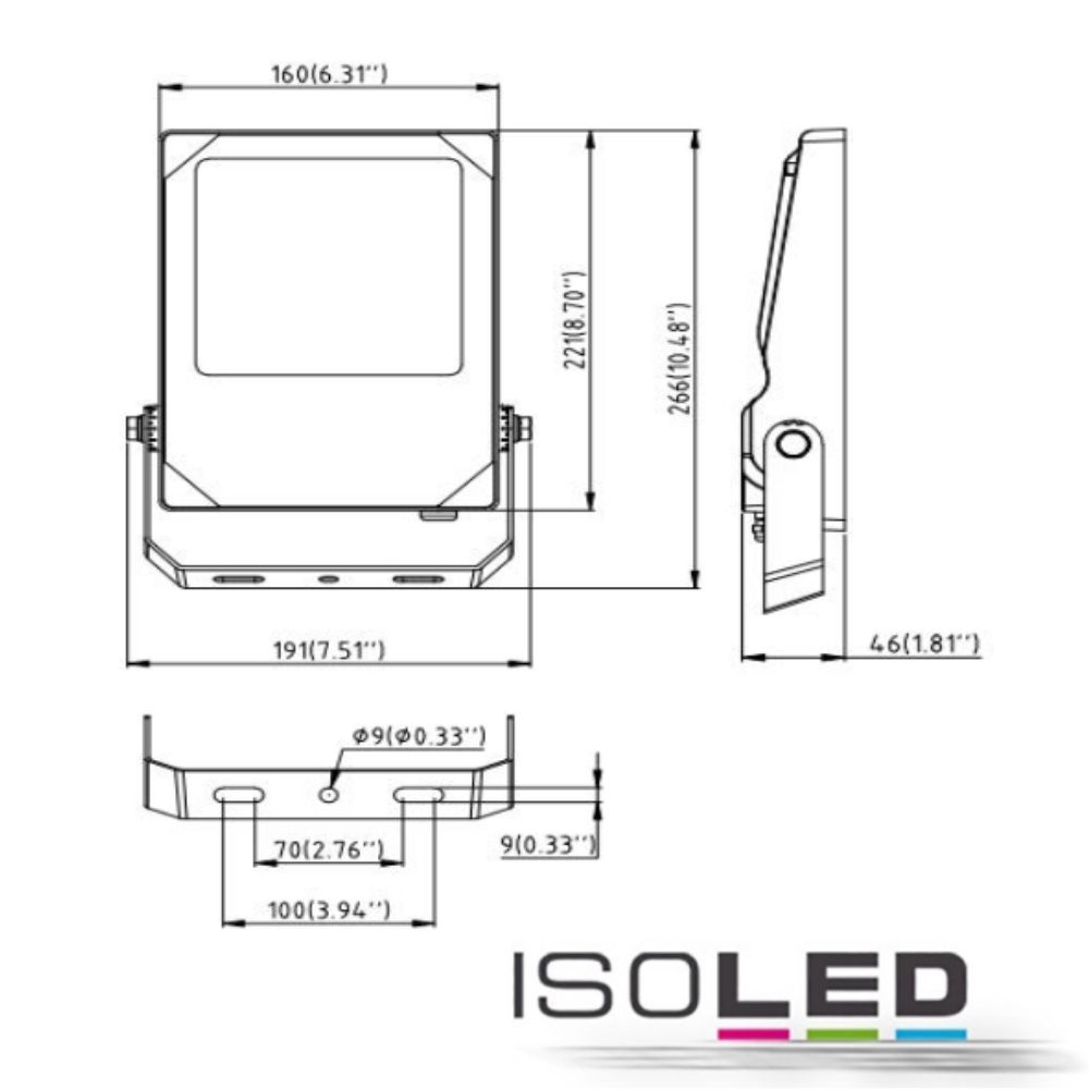 ISOLED LED Fluter HEQ 50W, 30° Pic_3