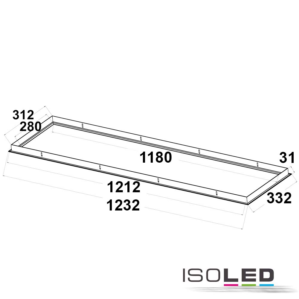 ISOLED LED Panel Raster UGR<16 Line Pic_1