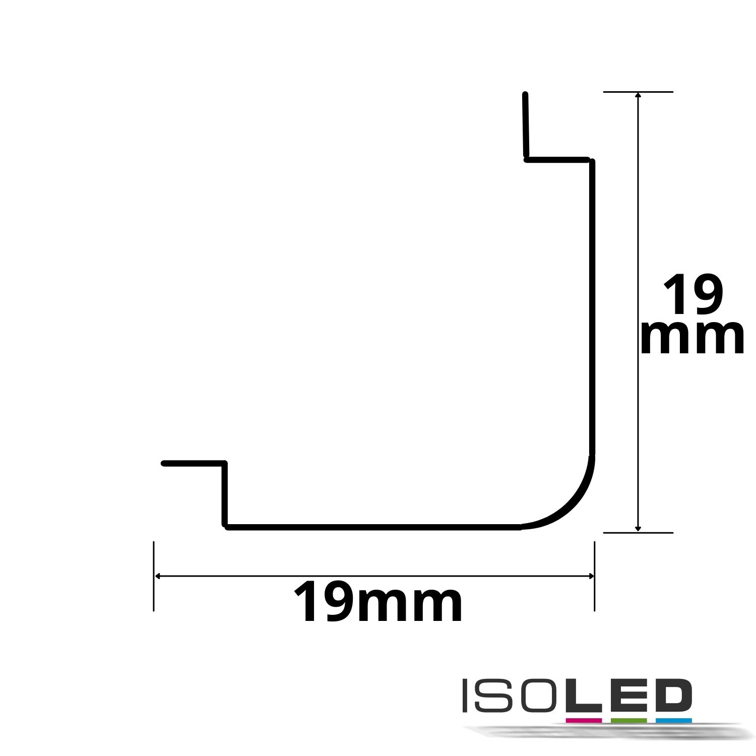 ISOLED Montageklammer für Eckprofil CORNER10 Pic_2