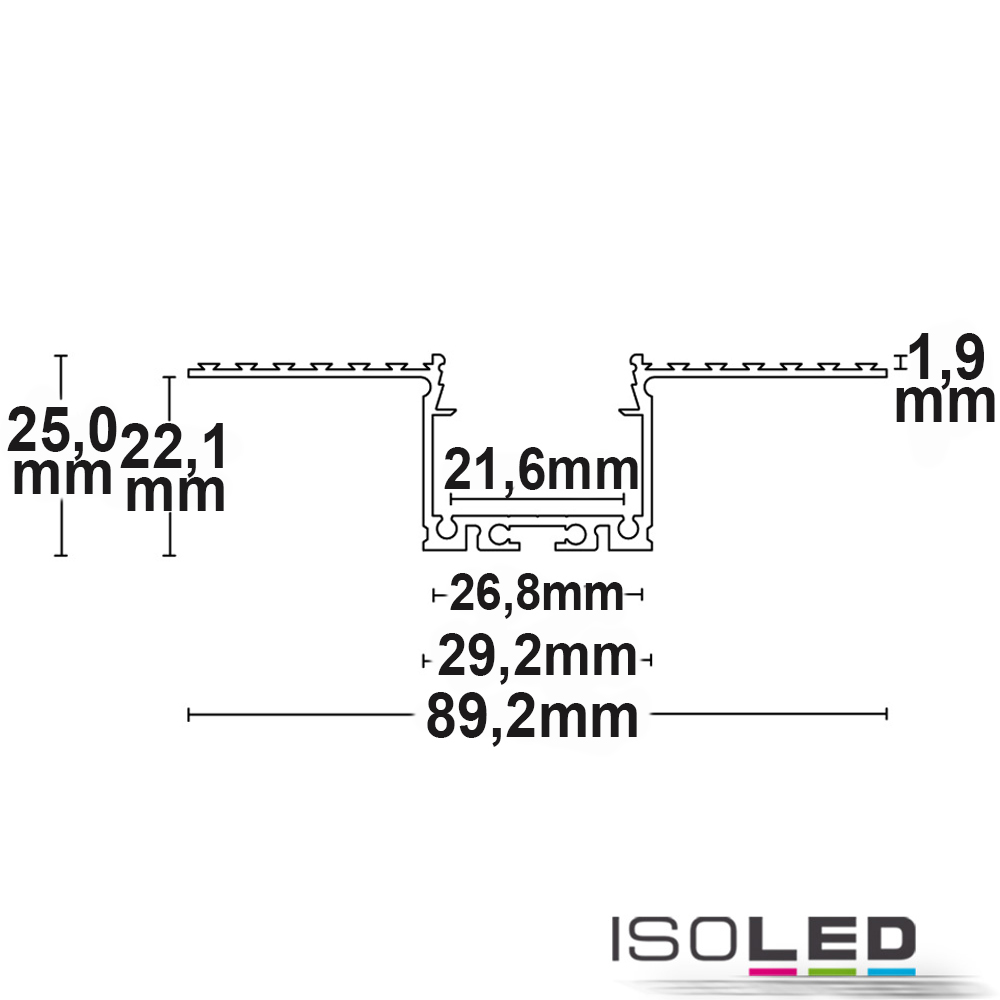 ISOLED LED Trockenbauprofil 21 CEILING Pic_1