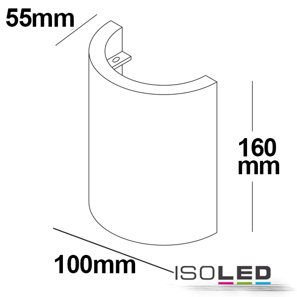ISOLED LED Gips-Wandleuchte 2x3W, UP&DOWN Pic_1