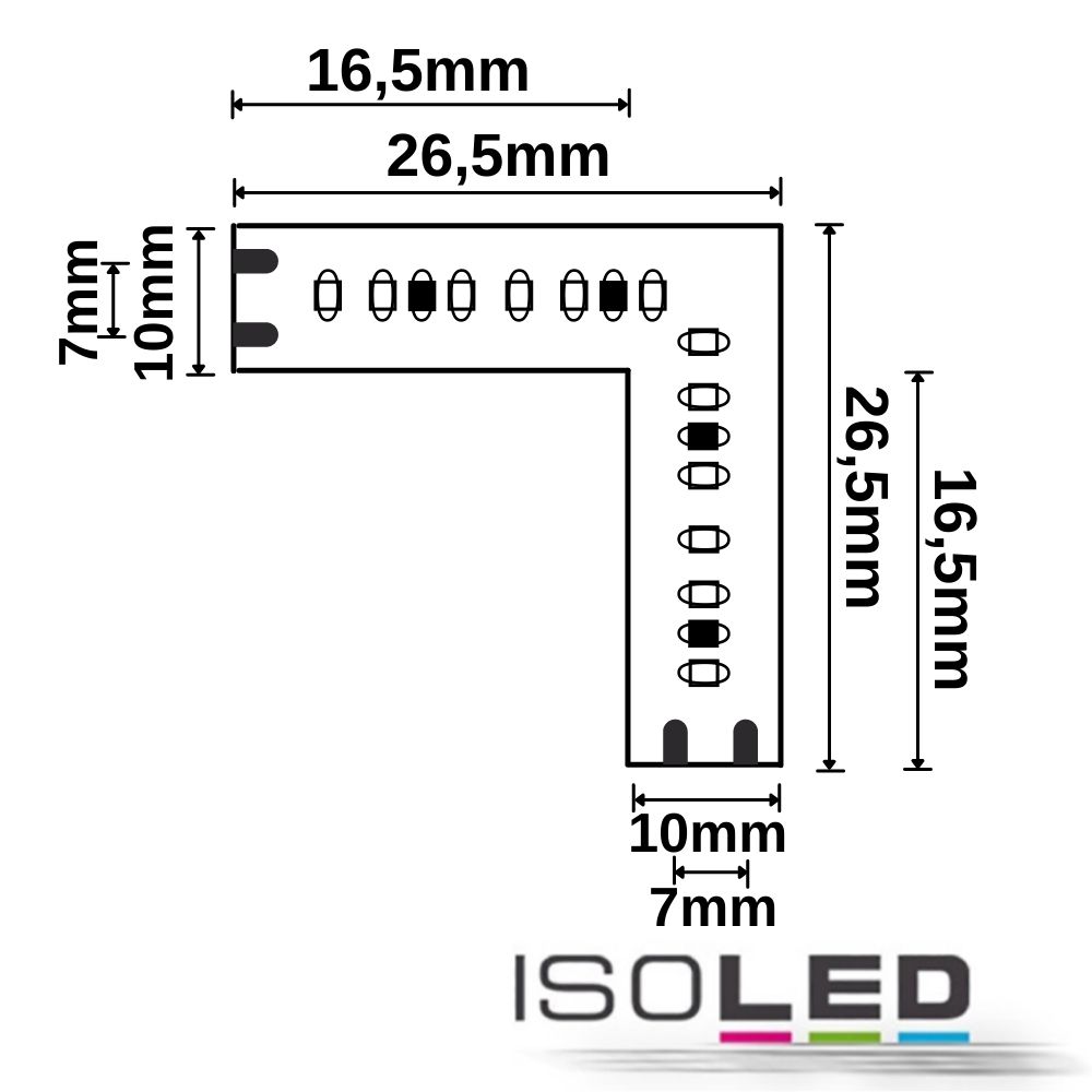 ISOLED Eckverbindung leuchtend 0,5W Pic_3