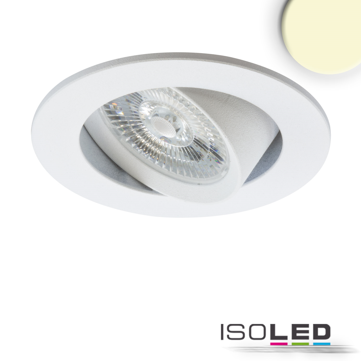 ISOLED LED Einbauleuchte Slim68 weiß, rund Pic_1