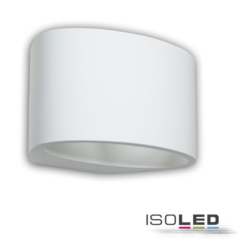 ISOLED Gips-Wandleuchte G9, oval Pic_1