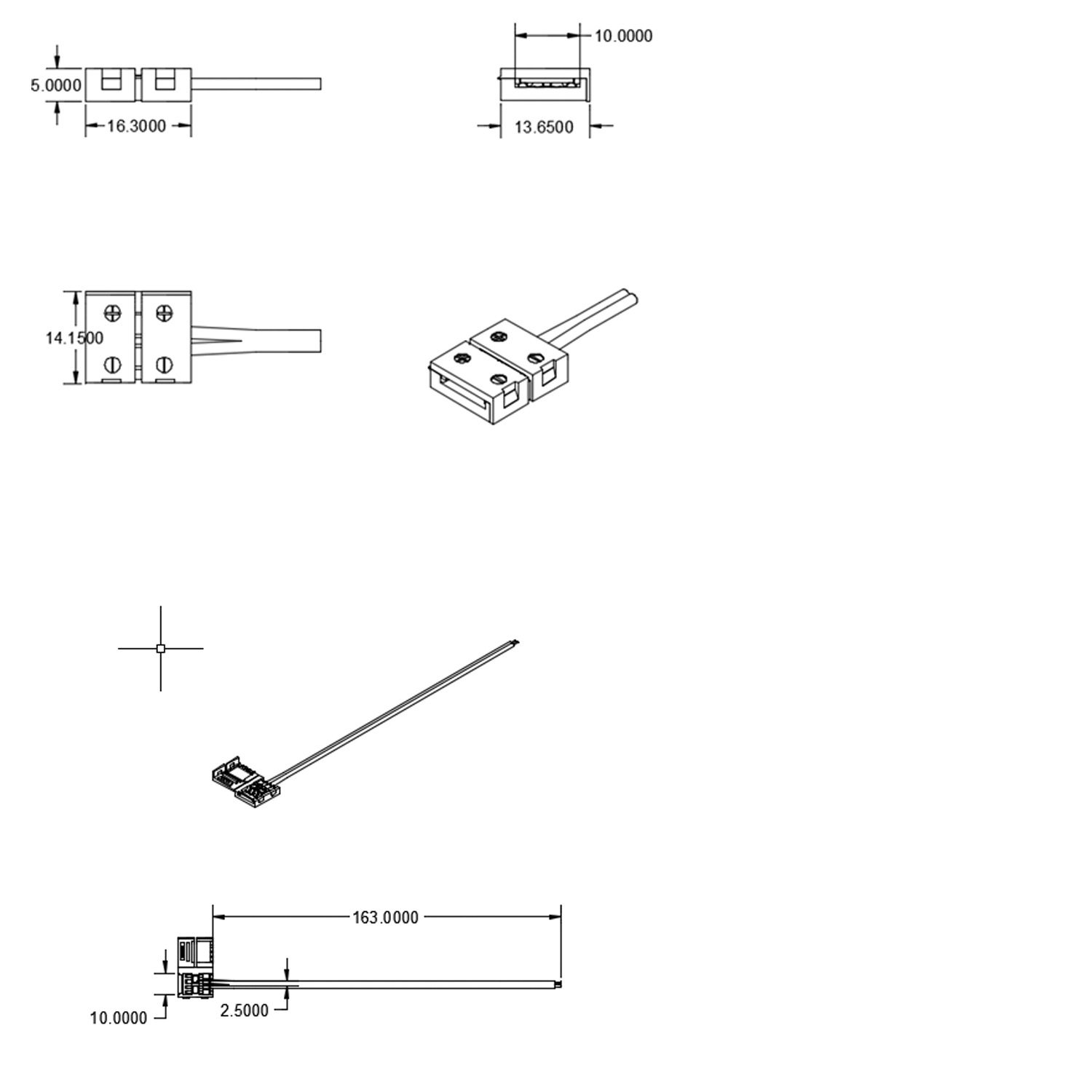 ISOLED Clip-Kabelanschluss (max. 5A) für 2-pol. Pic_1