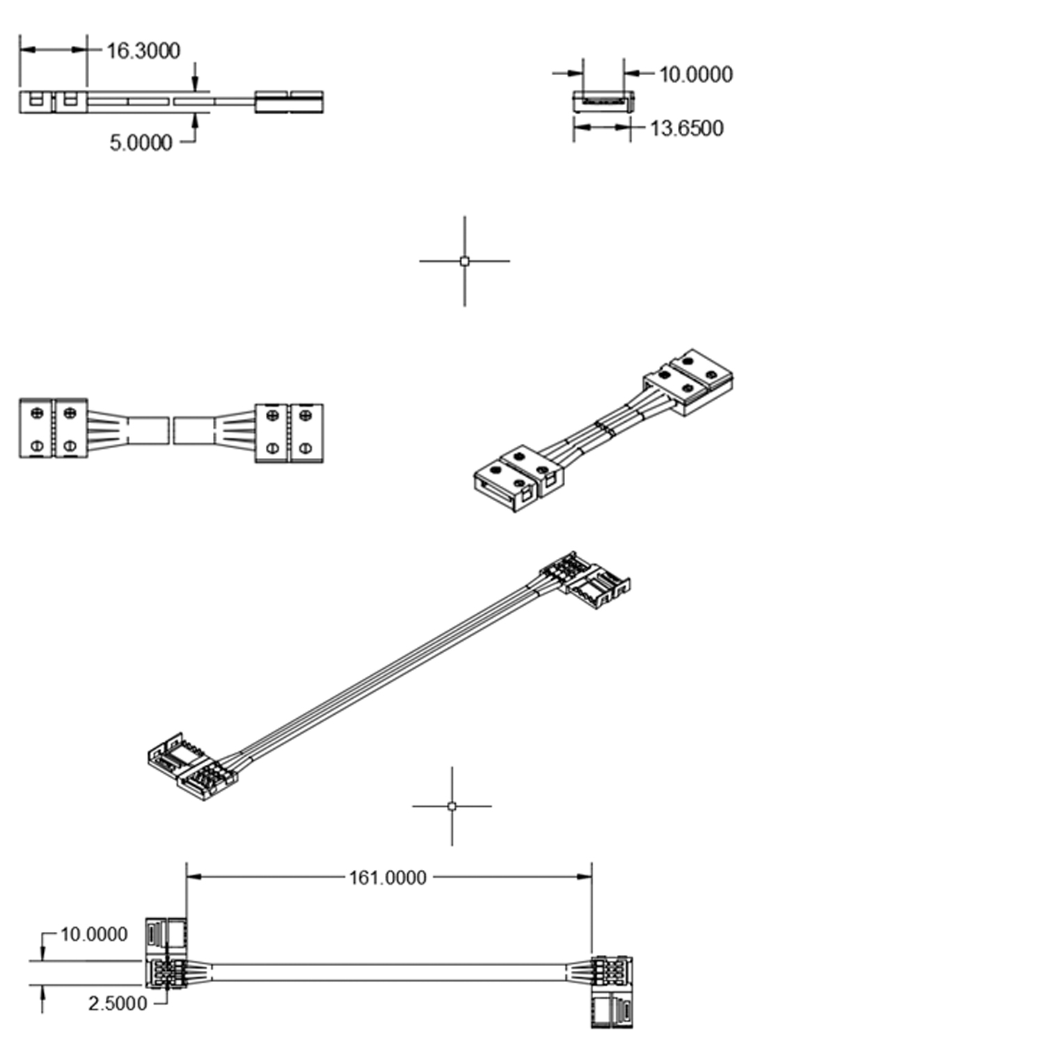 ISOLED Clip-Verbinder mit Kabel (max. 5A) Pic_1