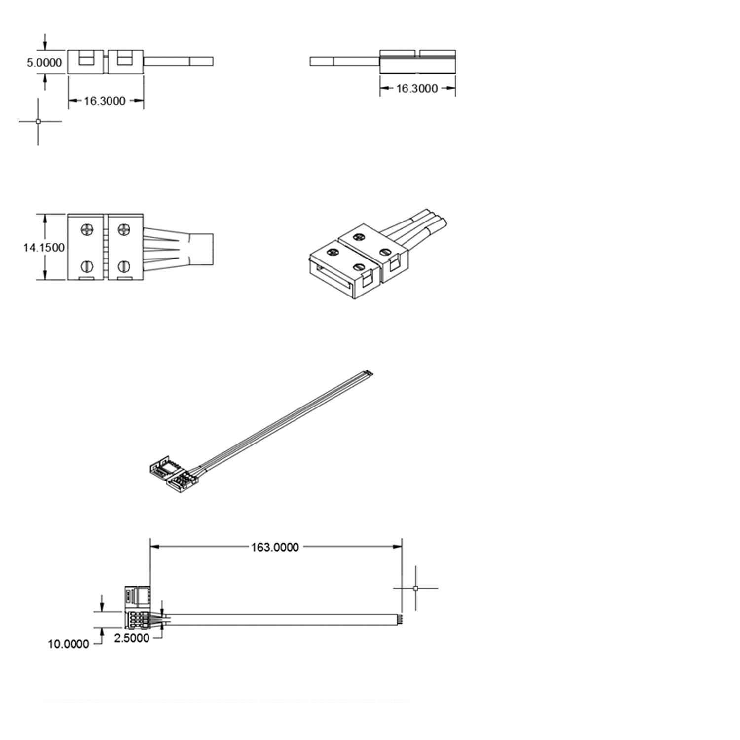 ISOLED Clip-Kabelanschluss (max. 5A) für 4-pol. Pic_1