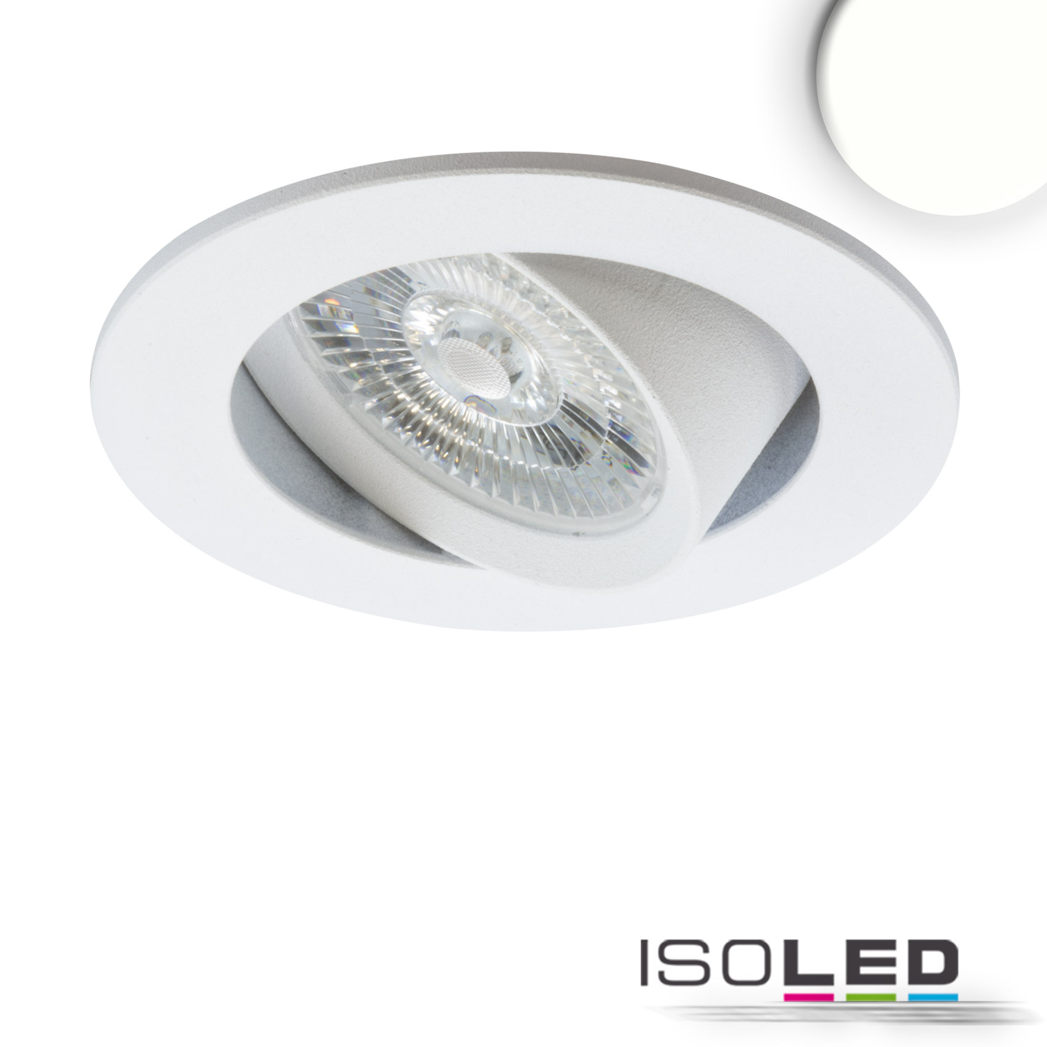 ISOLED LED Einbauleuchte Slim68 weiß, rund Pic_1