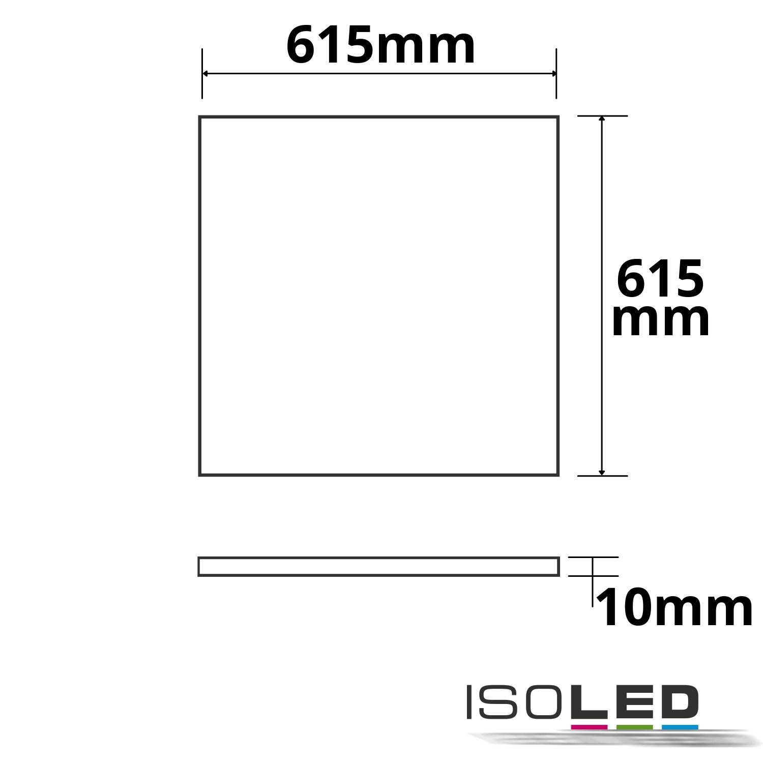 ISOLED LED Deco Panel Frame 625 Pic_2
