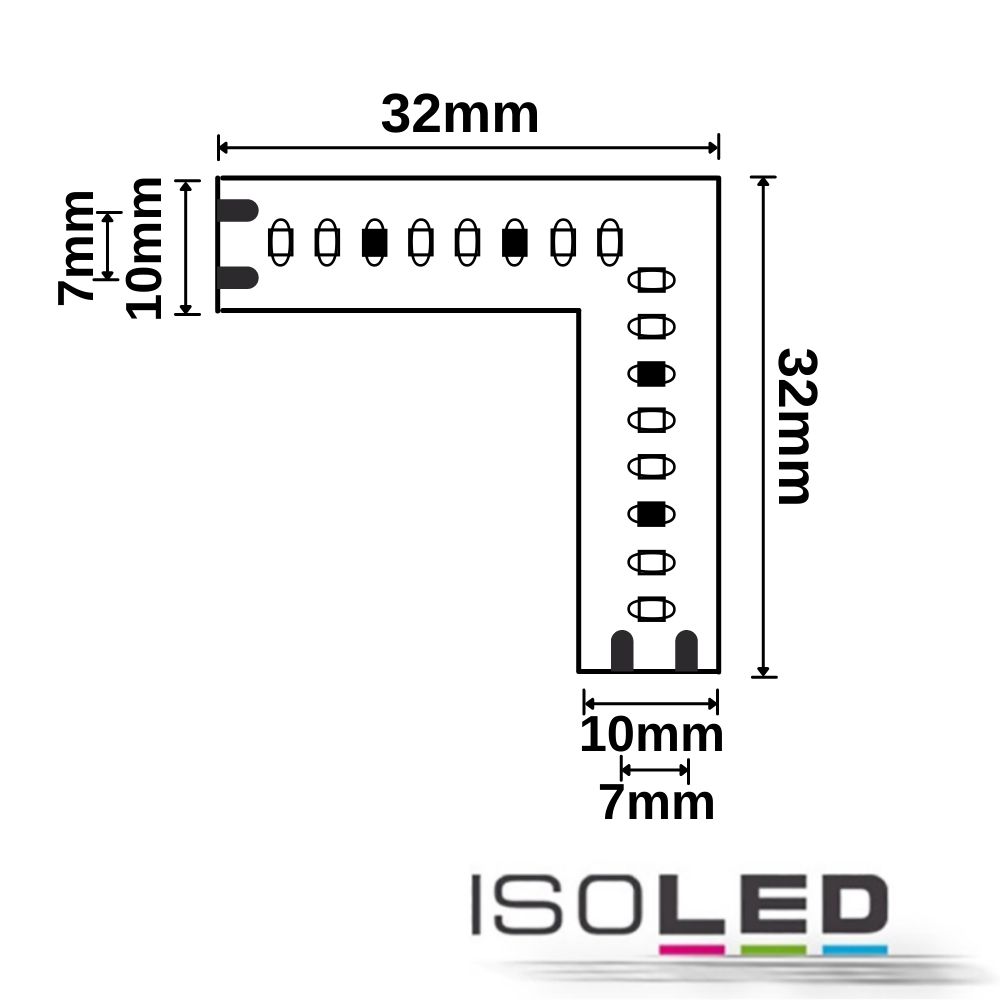 ISOLED Eckverbindung leuchtend 1,5W Pic_1